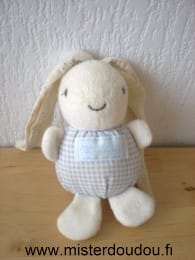 Lapin Vichy bleu blanc Nounours