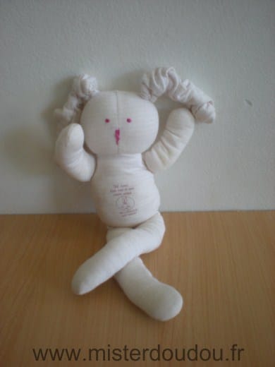 Lapin Milleraies rose Petit bateau