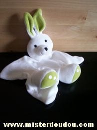 Lapin Blanc-vert Planete bleue