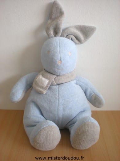 Lapin Bleu gris Tartine et chocolat