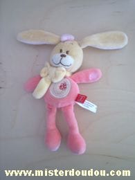 Lapin Rose coccinelle rouge Tex