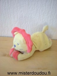 Lion Jaune rose Bébé confort
