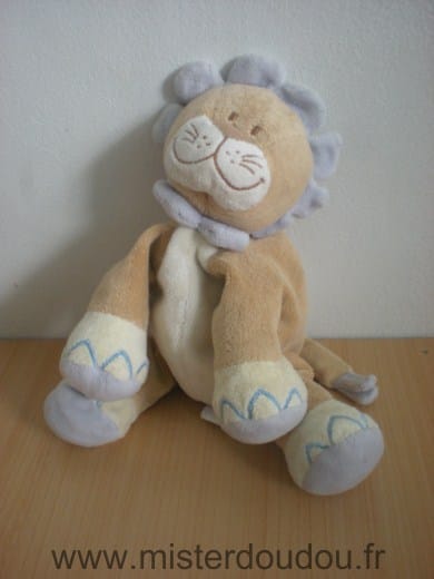 Lion Beige jaune mauve Bengy