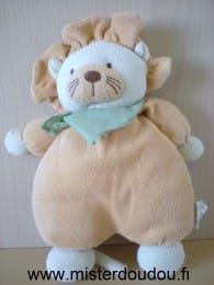 Lion Marron foulard vert Bengy