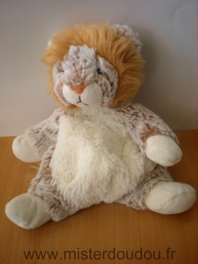 Lion Marron blanc Créations dani