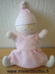 Lutin Rose blanc robe rose Corolle