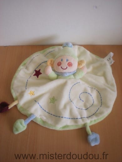 Lutin Rond vert etoiles Kiabi baby