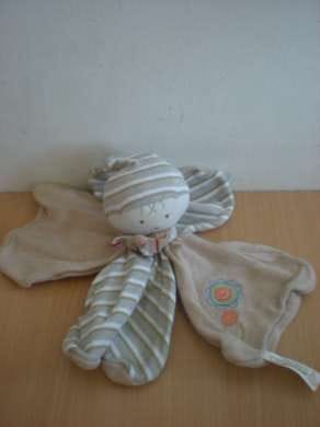 Lutin Beige rayé gris blanc Mgm