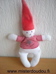 Lutin Blanc rouge Petit bateau