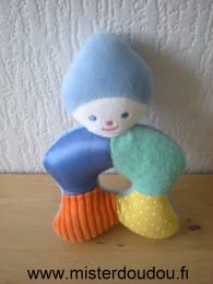 Lutin Bkeu vert jaune orange Tigex