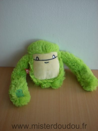 Monstre Peluche vert Fly