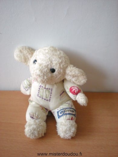 Mouton Ecru à motifs Ajena