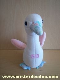 Oie Blanc rose bleu Boulgom