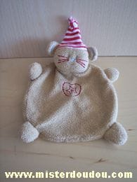 Ours Beige coeur rouge Absorba