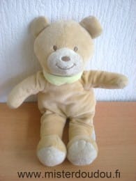 Ours Beige foulard vert Amtoys