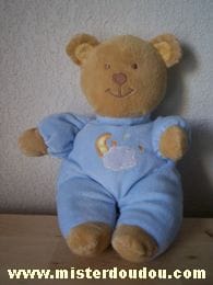 Ours Bleu clair beige Amtoys
