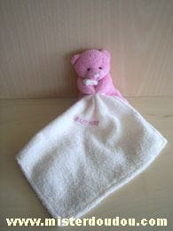 Ours Rose mouchoir ecru Baby nat