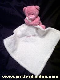 Ours Rose mouchoir écru Baby nat