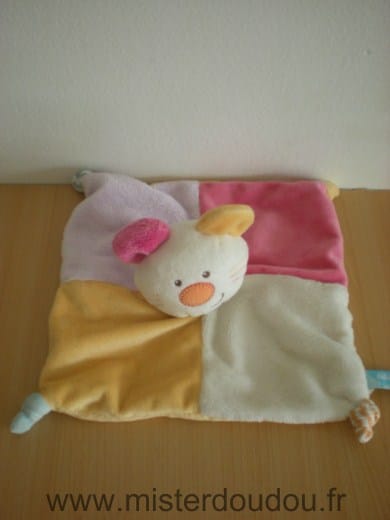 Chat Rose mauve blanc jaune Bébérêve