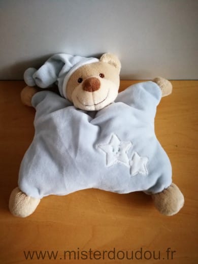 Ours Bleu etoiles Bout chou