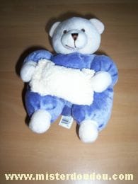Ours Mauve coussin jaune Cmp