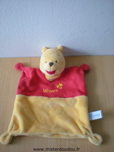 Ours Winnie jaune rouge Disney