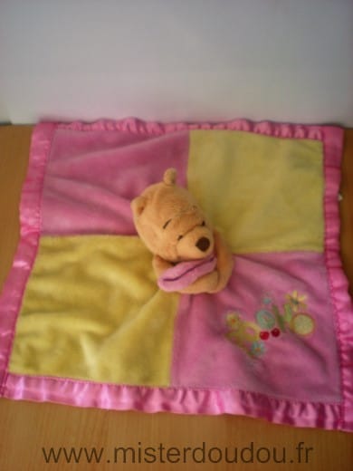 Ours Winnie rose jaune pooh Disney