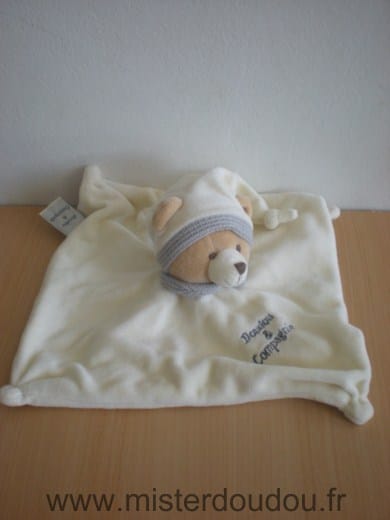 Ours Ecru gris Doudou et compagnie