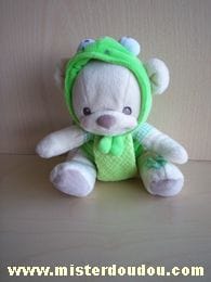 Ours Beige vert Fisher-price