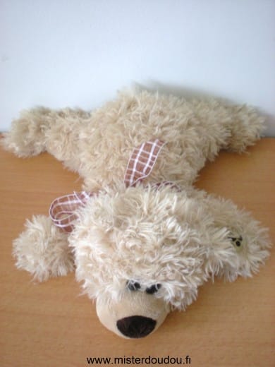 Ours Ours couché beige Gipsy
