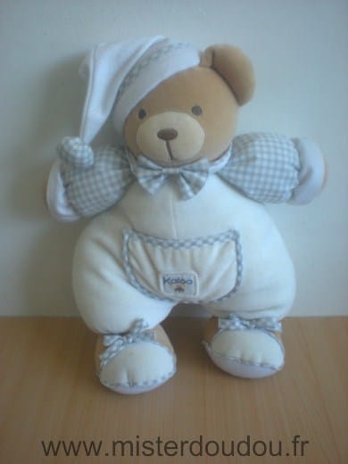 Ours Blanc bleu Kaloo