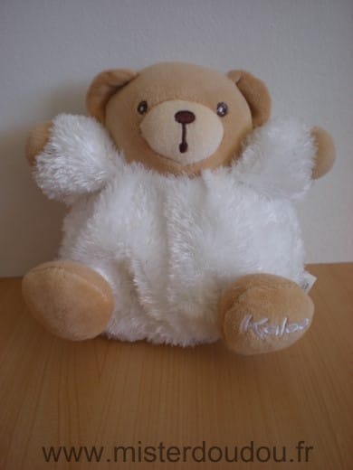 Ours Fur blanc plume Kaloo