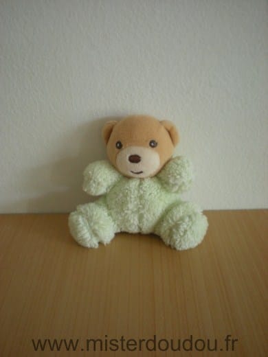 Ours Mini doudou vert Kaloo
