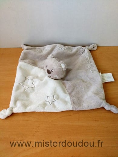 Ours Blanc beige etoiles Kimbaloo