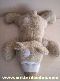 Ours Beige rapiécements écrus L dake