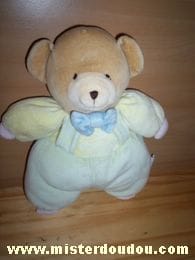 Ours Jaune vert bleu pastels Luckson