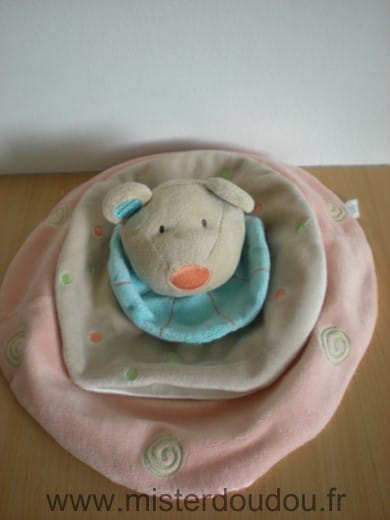 Ours Rose beige bleu Manhattan toy