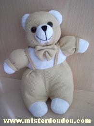 Ours Beige blanc Marque Inconnue