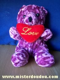 Ours Violet Marque Inconnue