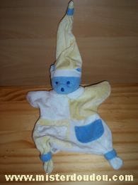 Ours Bleu blanc jaune pastels Mustela