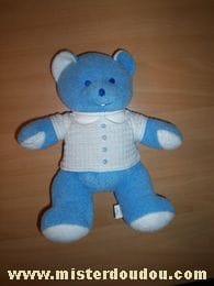 Ours Bleu chemise blanche Mustela