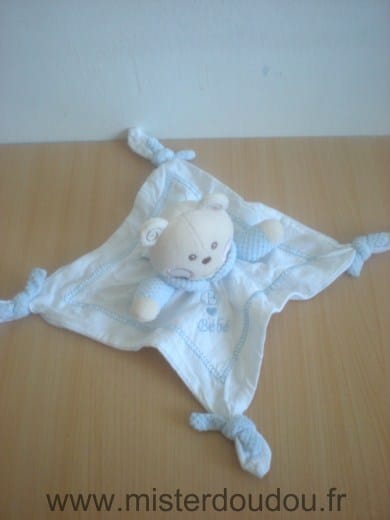 Ours Bleu blanc Nounours