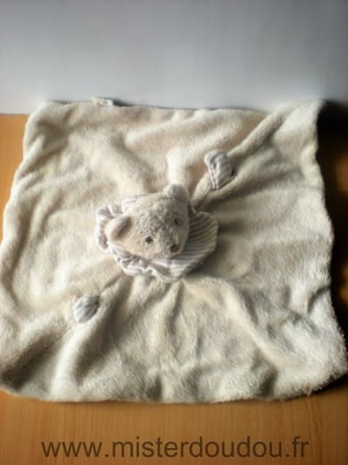 Ours Beige blanc Pomme pidou