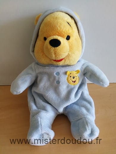 Ours Winnie pyjama bleu Simba baby