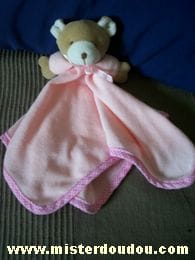 Ours Marron et rose Simpson trading