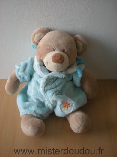 Ours Beige tenue bleue Tex
