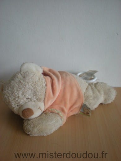 Ours Beige tshirt orange Tex