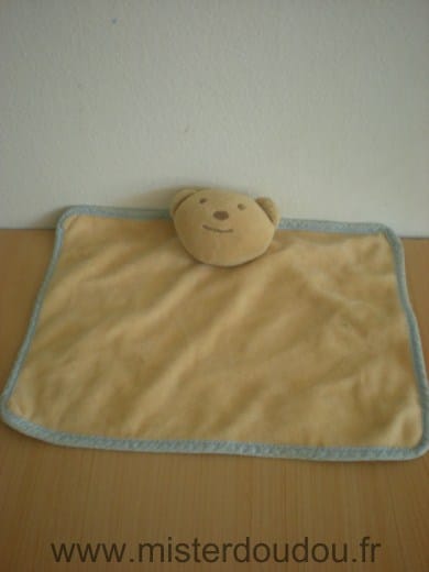 Ours Jaune liseret bleu Tex