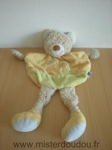 Ours Jaune vert motif girafe Tex