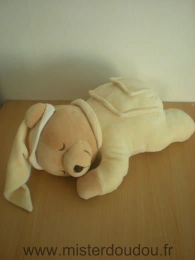 Ours Jaune Tummy sleep